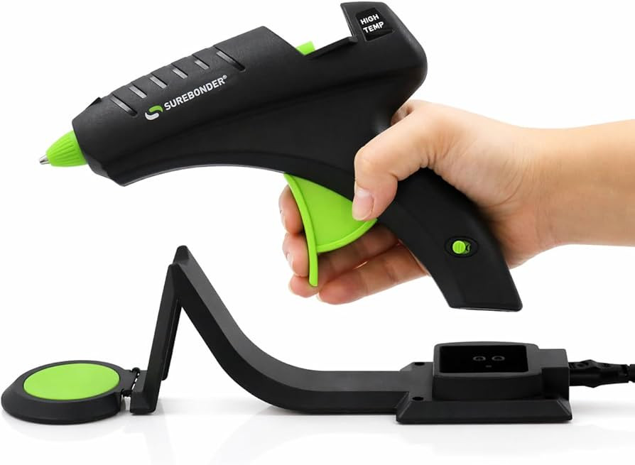 Surebonder Cordless Hot Glue Gun, High Temperature, Full Size, 60W, 50% More Power - Sturdily Bon... | Amazon (US)