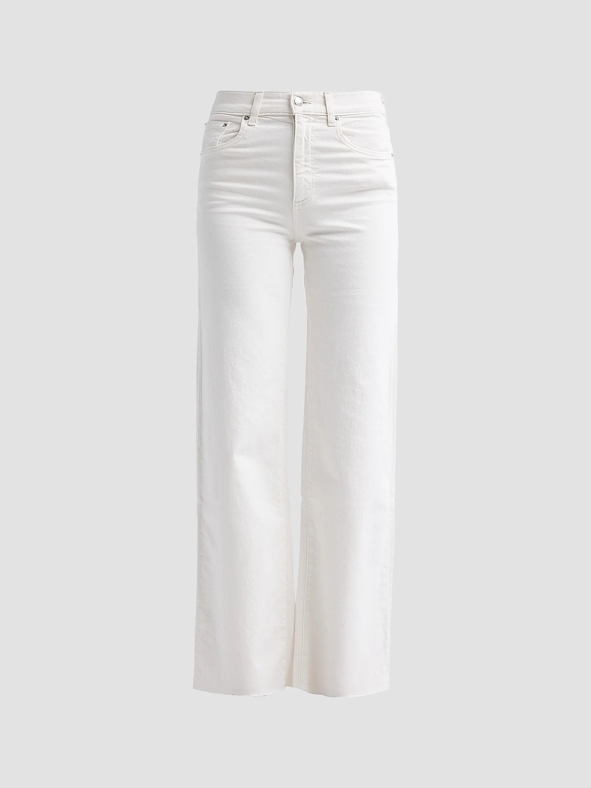 Column High-Rise Straight-Leg Jeans | Saks Fifth Avenue