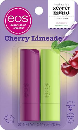 eos Flavor Lab Secret Menu Lip Balm- Cherry Limeade, 0.14 oz, 2-Pack | Amazon (US)