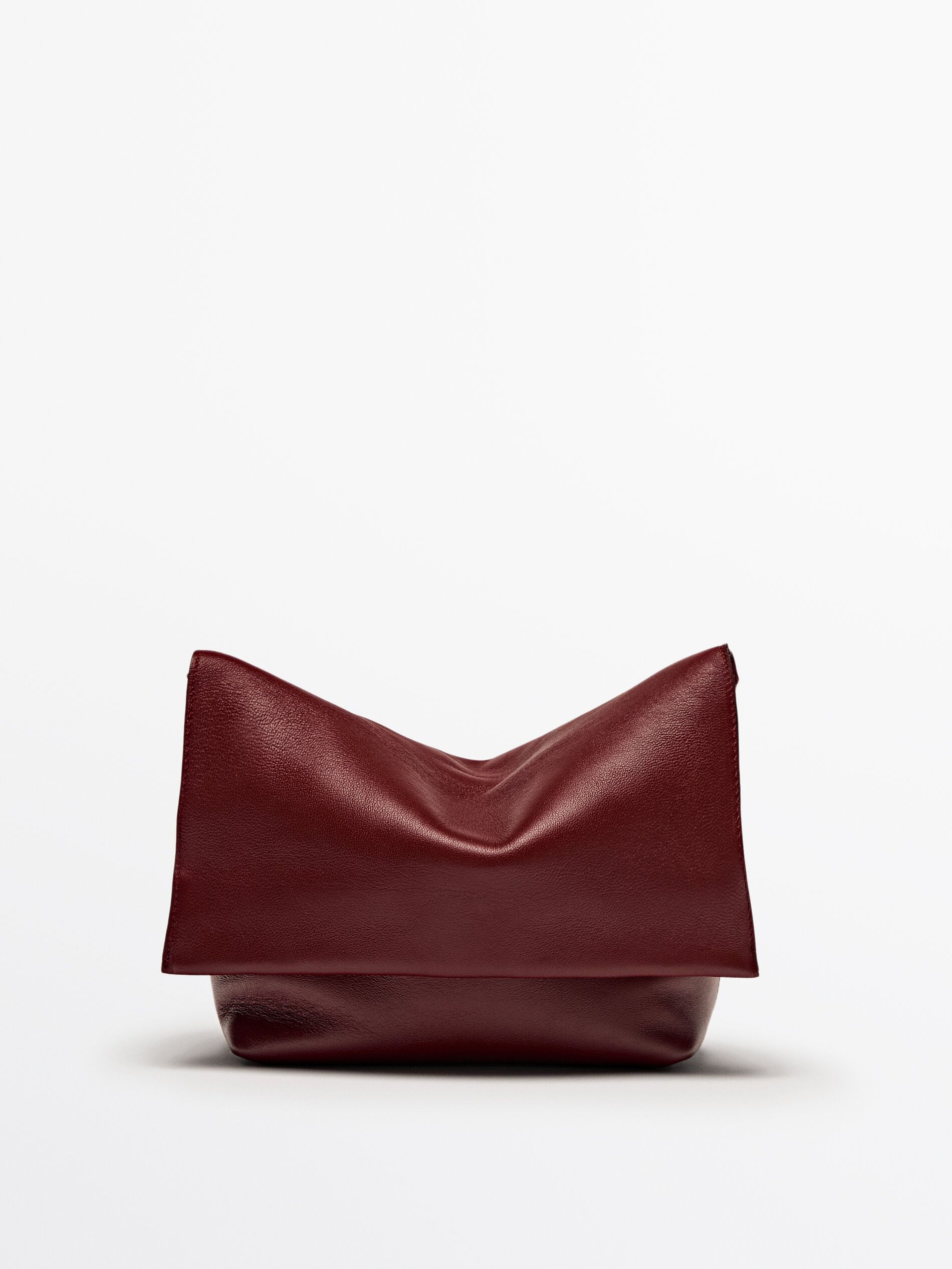 Nappa leather crossbody bag with flap | Massimo Dutti (US)