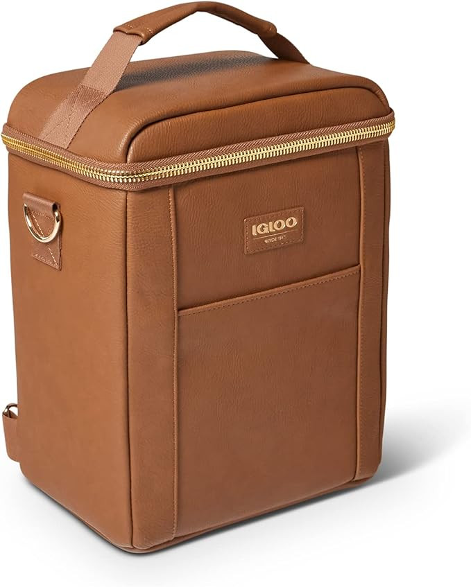 Igloo Premium Luxe Leather Soft Sided Insulated Cooler Bags | Amazon (US)