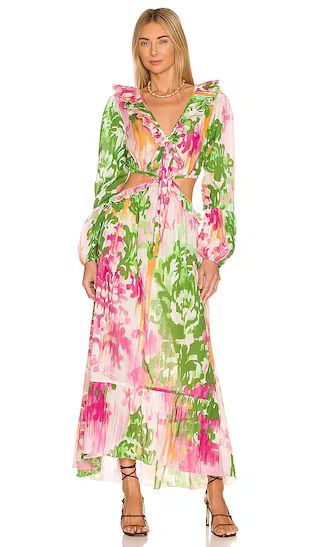 Maxi Dress in Rosie Green Print | Revolve Clothing (Global)