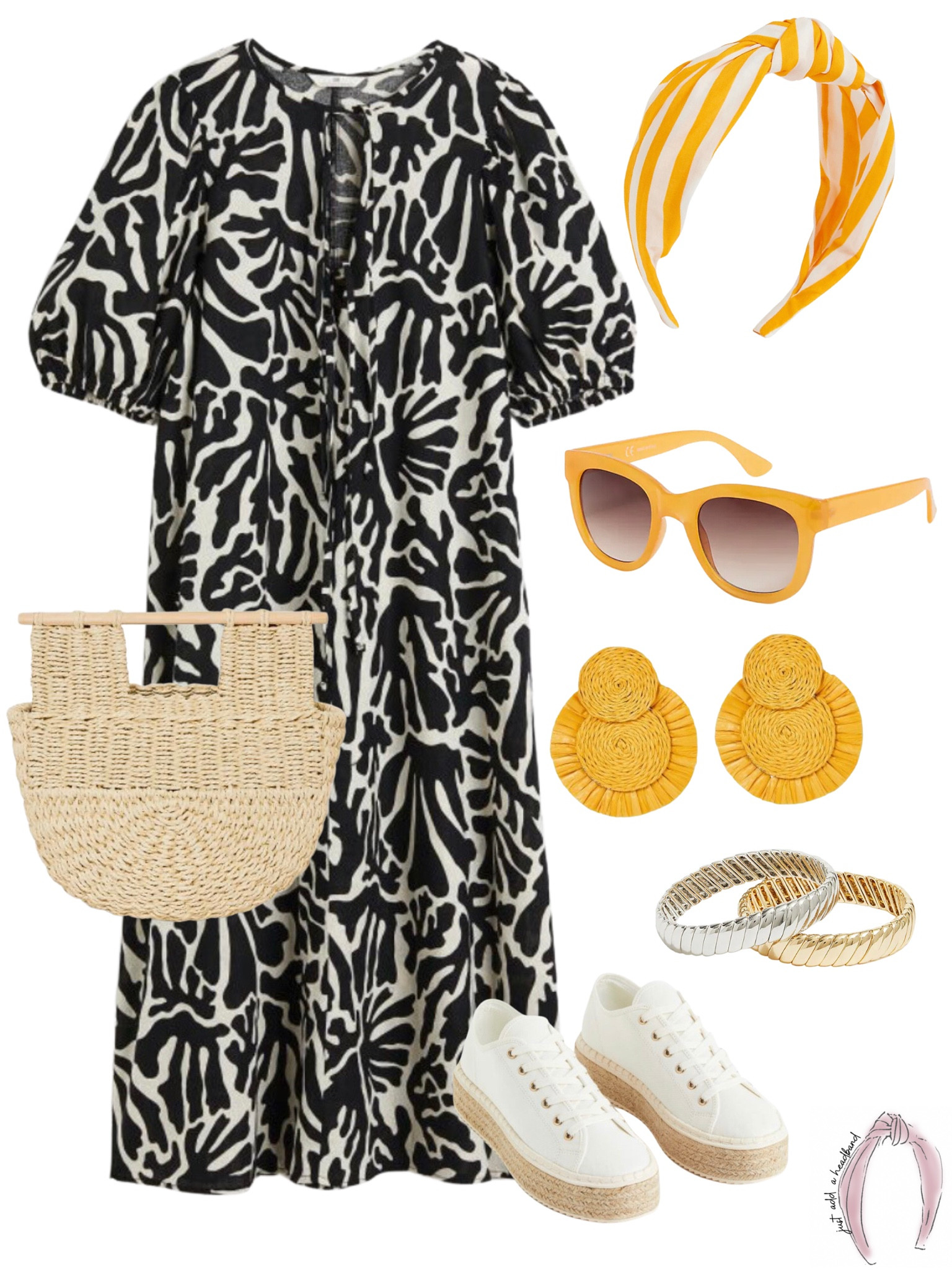 Chic but casual summer outfit with a pop of color! #h&m #target #jcrewfactory

#LTKfit #LTKunder50 #LTKSeasonal