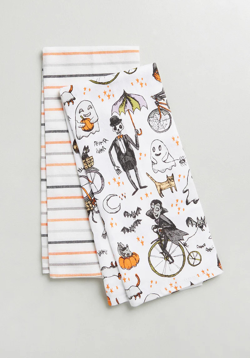 Spooky Salutations Tea Towels | ModCloth