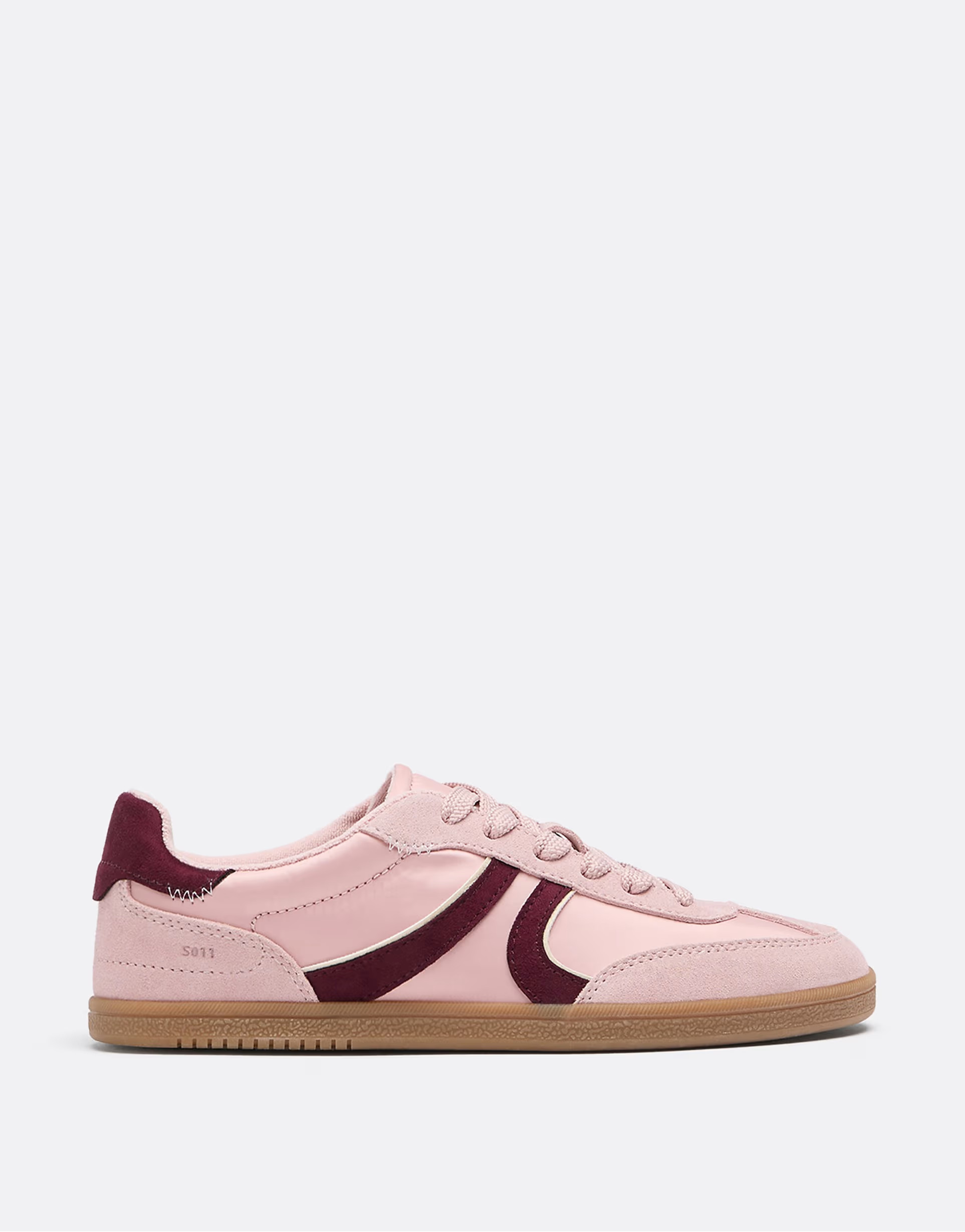 Stradivarius S011 Basic Retro-Sneaker in Pink | ASOS (Global)
