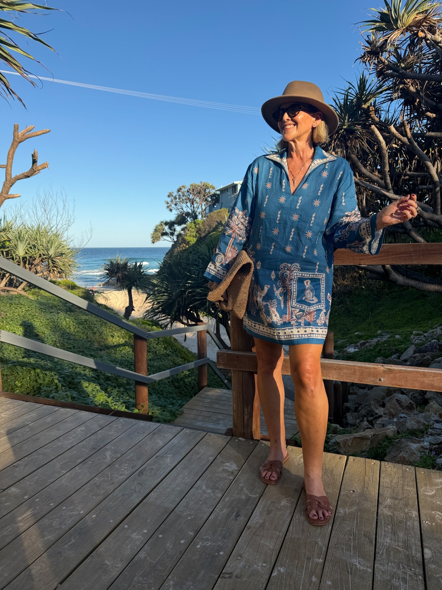 Wearing size 6 in this tunic dress. It’s a very oversized fit so size down to suit. I think my ideal size would be an 8 in this but I bought on Depop so am making it work!

Hat: Will and Bear (code STYLINGYOU)
Bag: Tanora via Second Sand Studio, Point Lookout, Stradbroke Island
Shoes: FRANKIE4

#LTKmidsize #LTKaustralia #LTKover50style