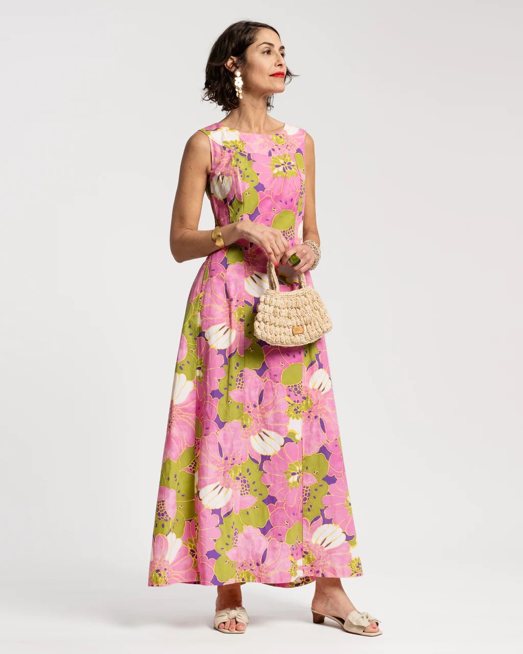 Waikiki Dress African Daisy Print | Frances Valentine