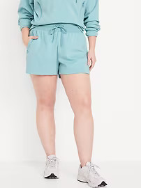 Extra High-Waisted Dynamic Fleece Sweat Shorts | Old Navy (US)