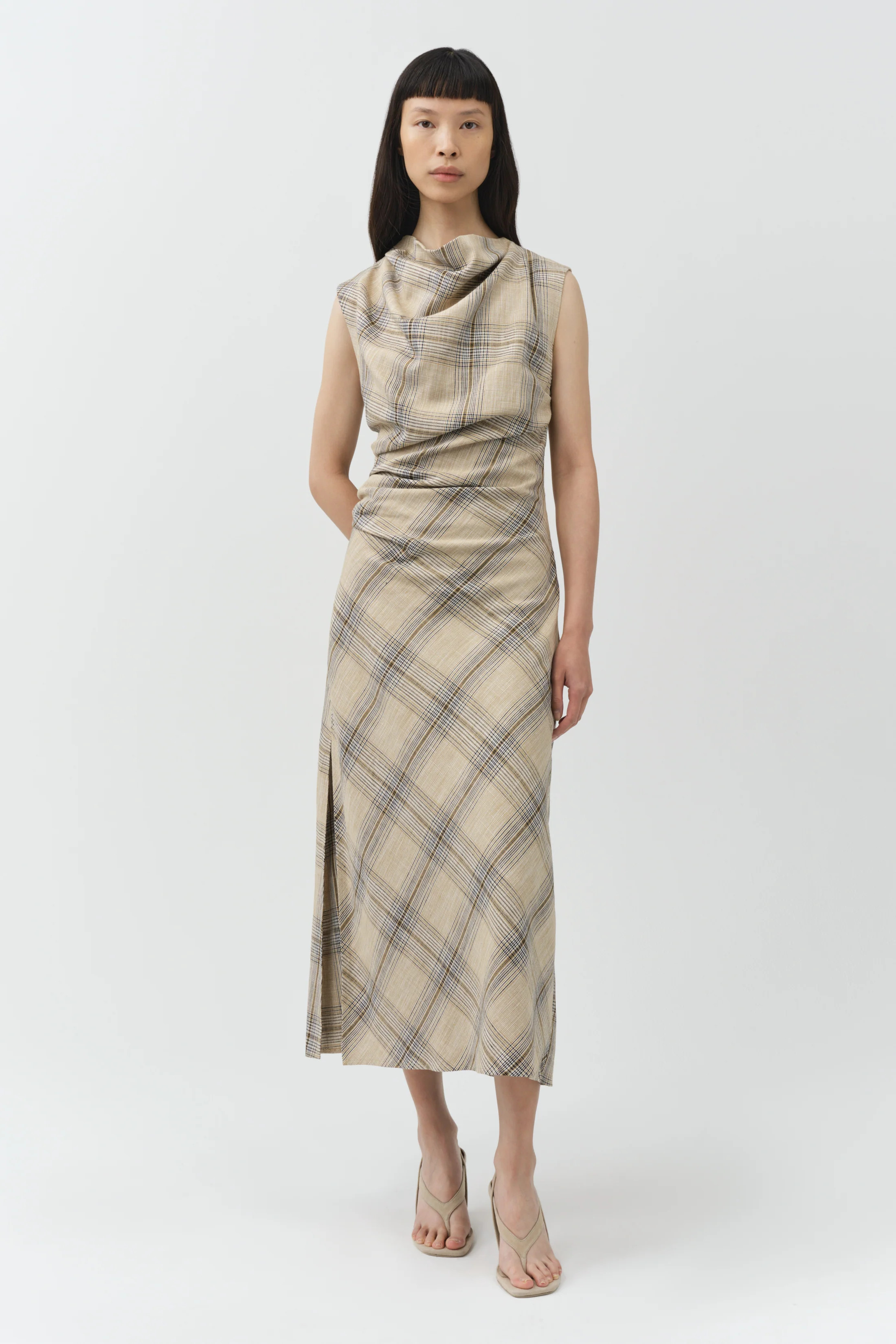 Burke Draped Midi Dress | Simkhai