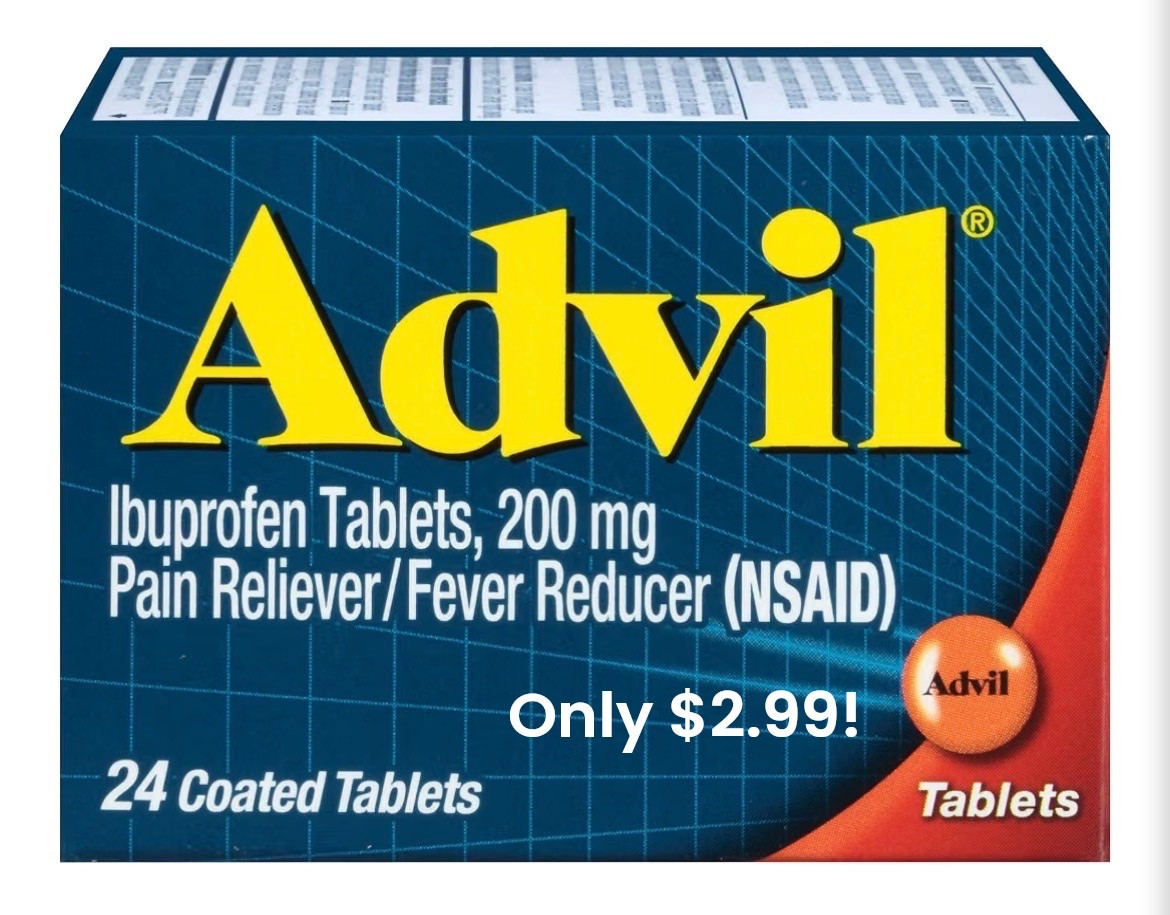 Amazon has Advil 24 Count Bottles for only $2.99 today with the Clickable Coupon! Fantastic deal - lowest price I’ve seen on this best selling product.

#LTKSaleAlert #LTKselfcare #LTKHome