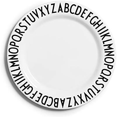 Design Letters melamine plate for kids and baby | Toddler plate for breakfast and snacks | Dishwa... | Amazon (US)
