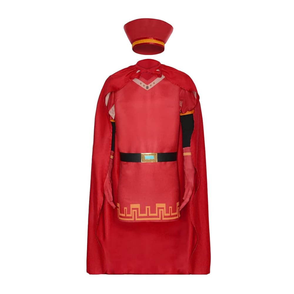 Unisex Adult King Farquaad Cosplay Costume Outfits Halloween Role Farquaad Costume Cape Cloak Cap... | Amazon (US)