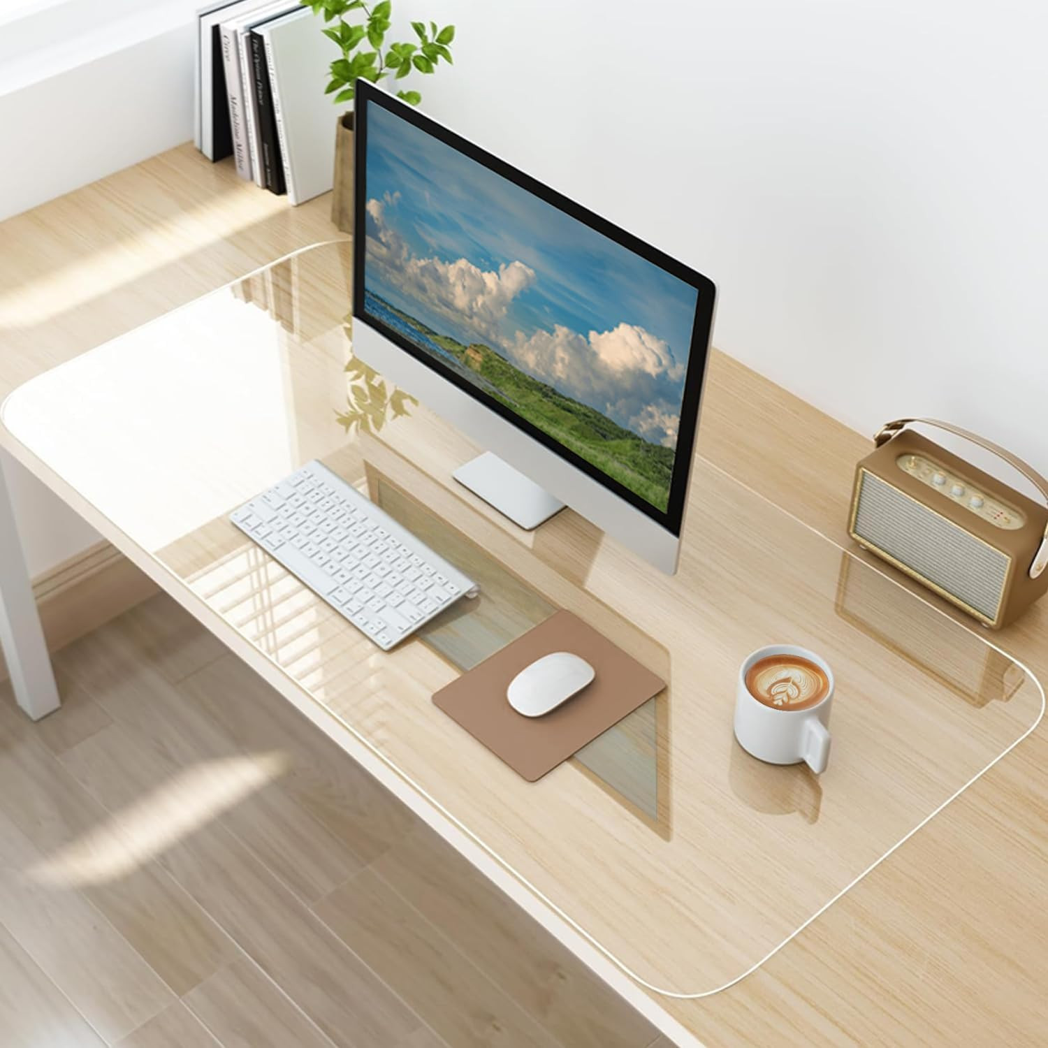 Clear Desk Mat, Non-Slip PVC Desk Protector Mat (23.6"*15.7") | Amazon (US)