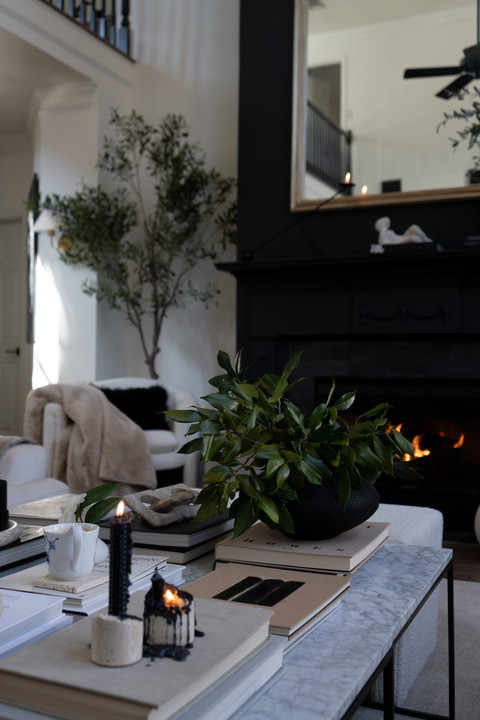 I just finished styling my modern living room coffee table and I cannot get over it. Marble surface, neutral decor, stacked design books, sculptural candles, and a cozy minimalist aesthetic. The whole space feels warm, calm, curated, and straight out of a luxury interior design magazine.

#houseofvalentina
@houseofvalentina 

 

 #LTKOver40 #LTKHome #LTKSaleAlert