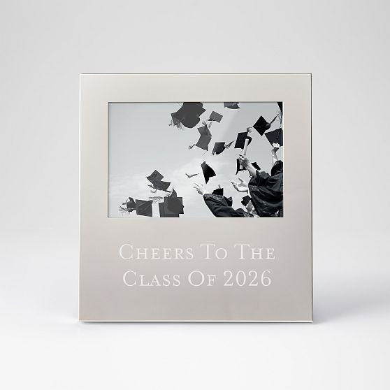 Silver Message Photo Frame | Mark and Graham