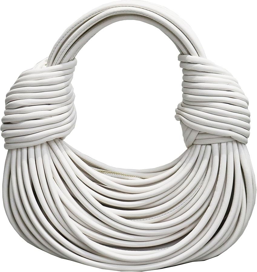 Hand-Woven Bread Women's Clutch Top Handle Satchel Shoulder Crossbody Purses Handbag Creative Noo... | Amazon (US)