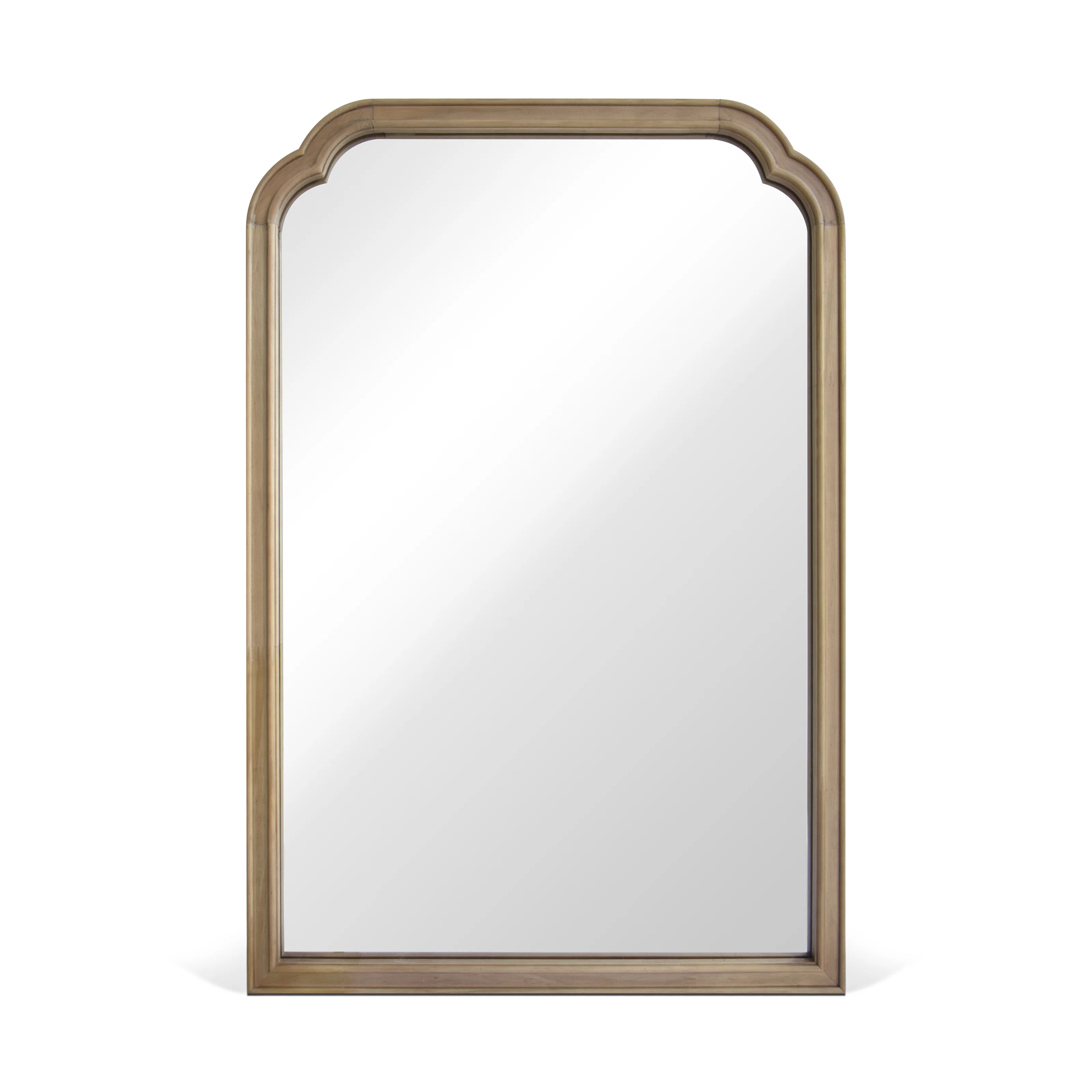 Ancalin Rectangle Wood Wall Mirror | Wayfair North America