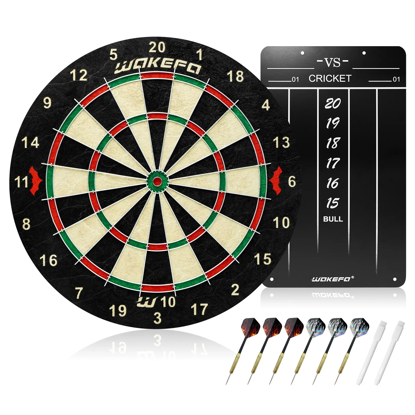 Bristle Dartboards Dart Board Set: High-Grade Compressed Sisal Dart Board Set with Print Numbers ... | Walmart (US)