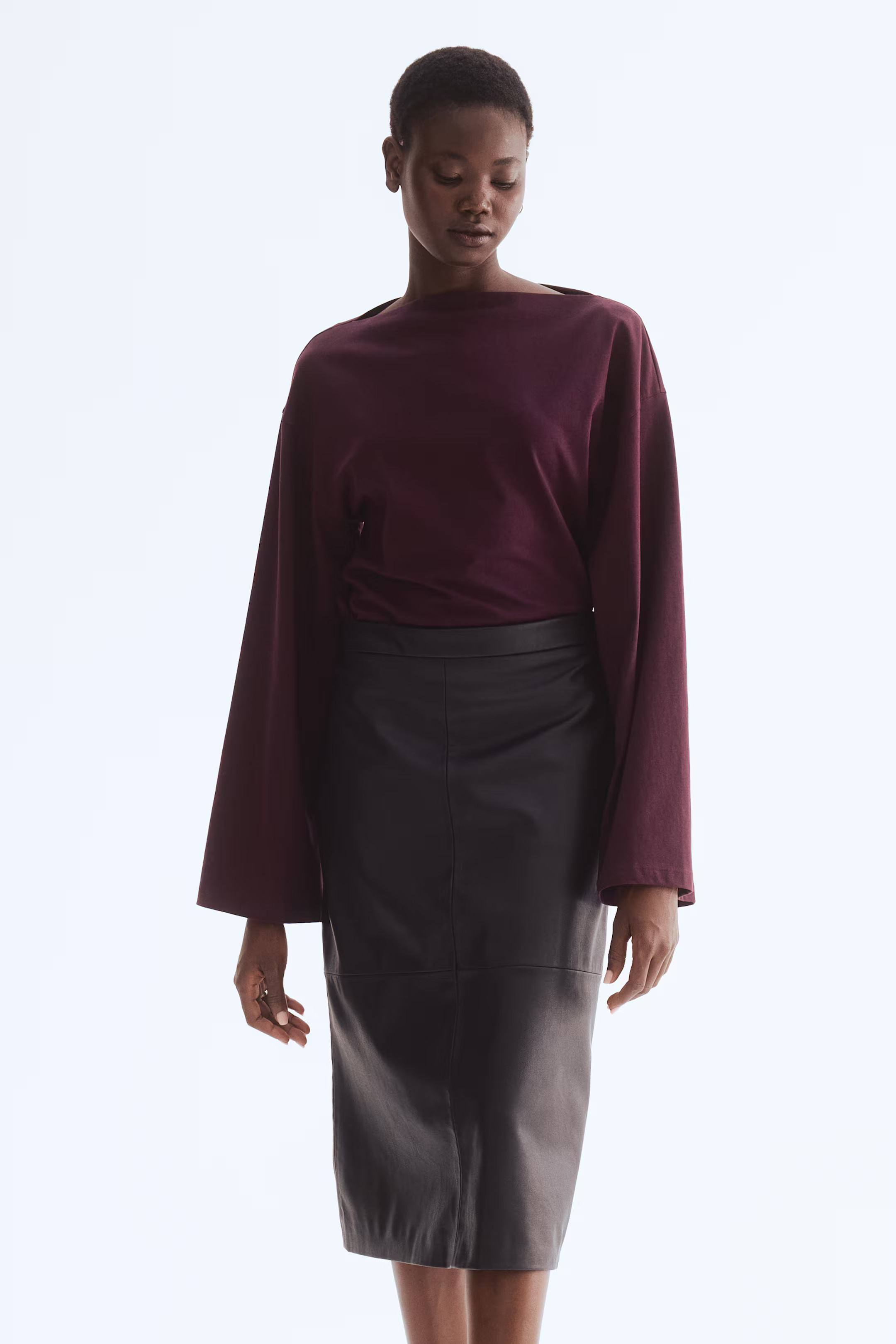 Boat-neck cotton top | H&M (UK, MY, IN, SG, PH, TW, HK)