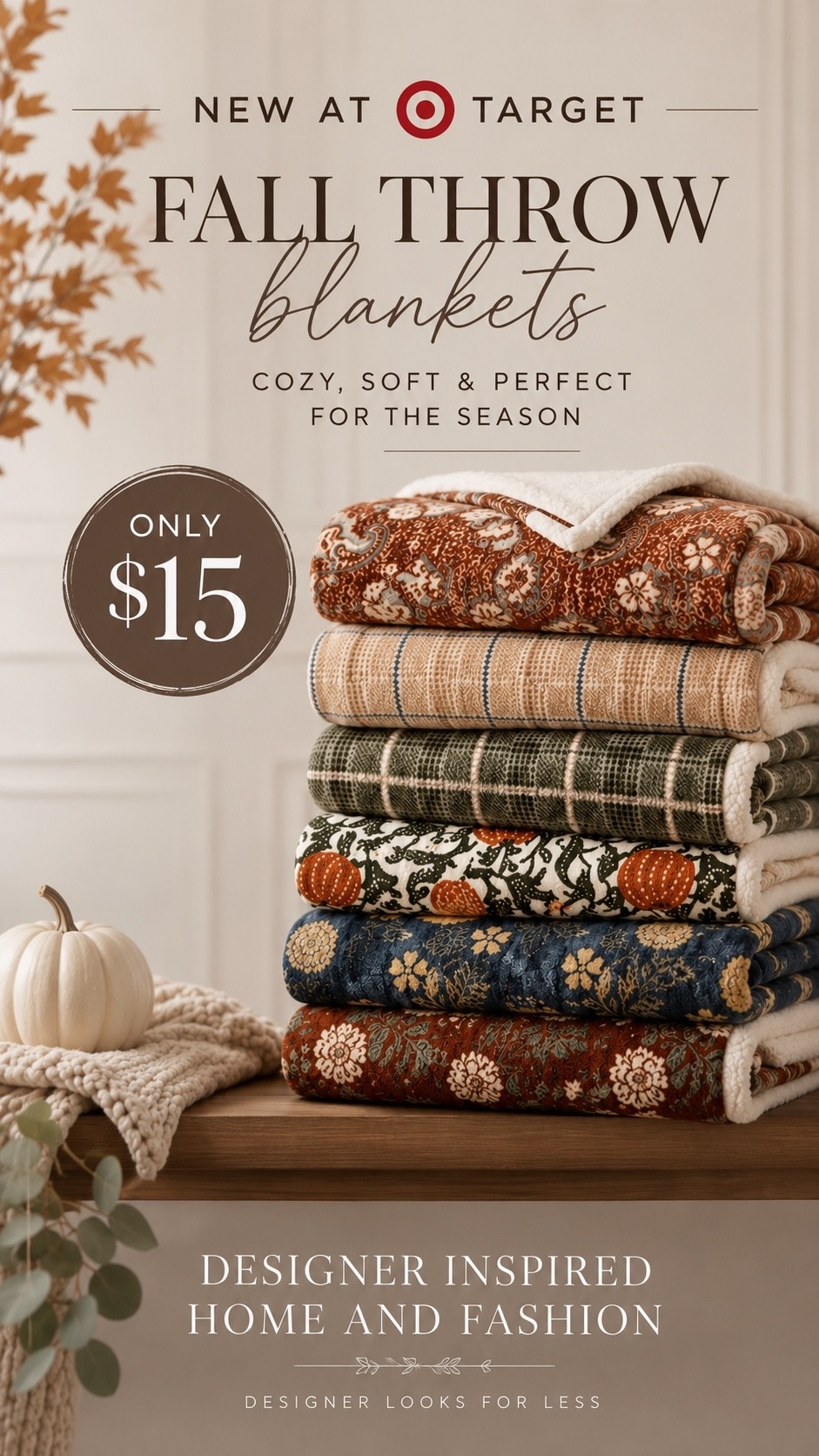 New arrival fall throw blankets!

#LTKHome #LTKSeasonal