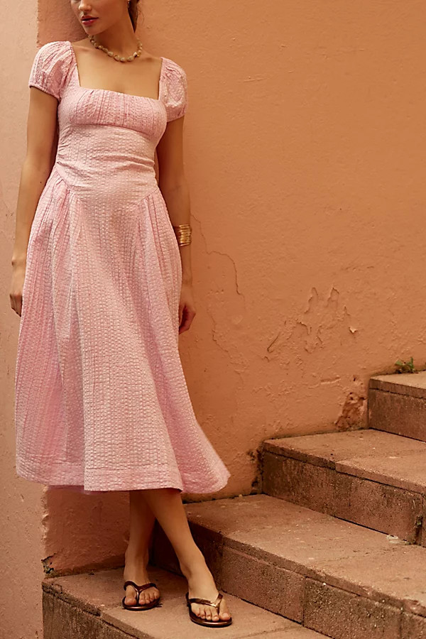 Ciara Pucker Check Midi | Free People (Global - UK&FR Excluded)