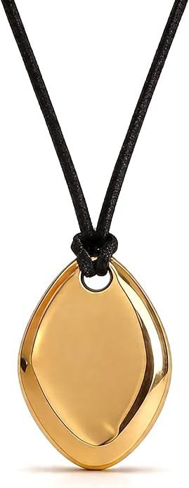 Frodete Statement Necklace for Women Chunky Gold Necklaces Long Pendant Necklace Boho Necklaces G... | Amazon (US)