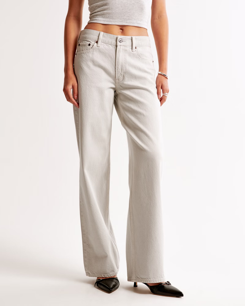 Women's Low Rise Ultra Loose Jean | Women's Bottoms | Abercrombie.com | Abercrombie & Fitch (US)
