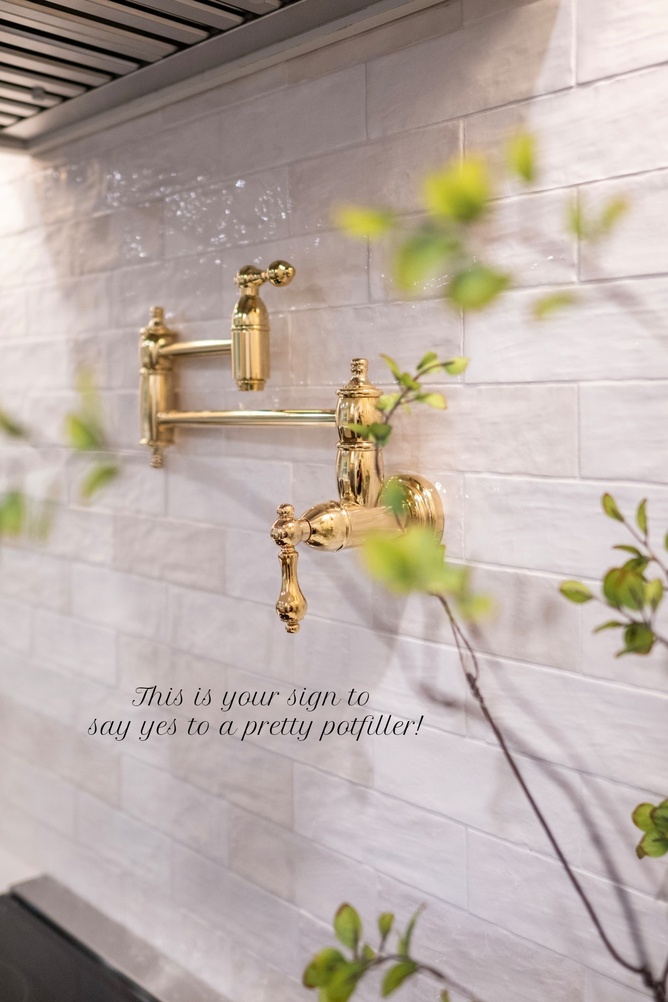 I always love the opportunity for a pretty pot filler - it’s like beautiful jewelry that is oh so functional!

Love all of the pretty finishes this comes in - Which is your favorite? 

On our projects, I’ve used antique brass, polished brass, chrome and polished nickel so far… 

#LTKHome