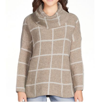 Cowl neck pullover sweater at Walmart! Women’s sweaters at walmart