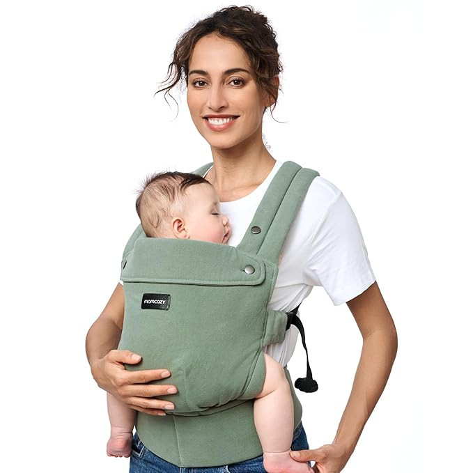 Momcozy Baby Carrier with Natural Cotton Linen, Built to Last, Ergonomic Design, 7-44lbs for Infa... | Amazon (US)