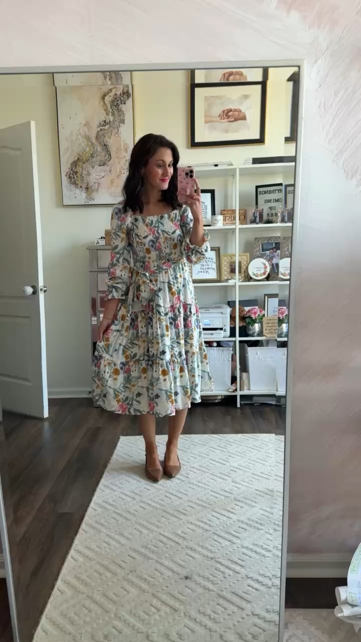 Spring dress from Amazon - perfect for church, baby showers, and graduation parties! 

#LTKSeasonal #LTKootd