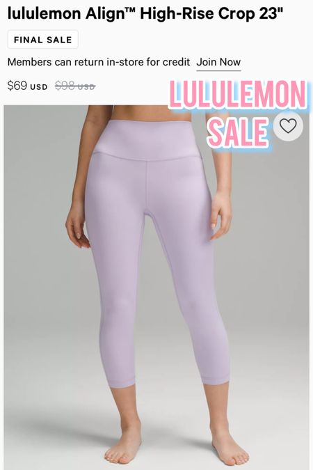 Lululemon leggings 

#LTKSaleAlert #LTKFitness #LTKFindsUnder100