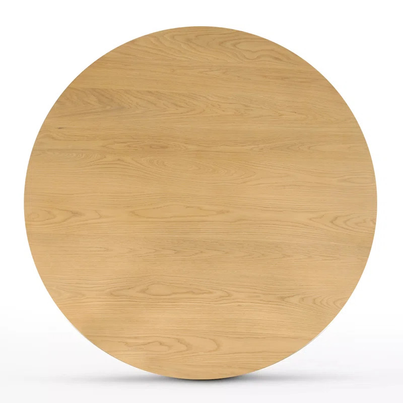 Dysis 52" Solid Oak Round Pedestal Dining Table | Wayfair North America