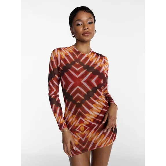 Hot Girl Summer by Megan Thee Stallion Women's and Women's Plus Thee Mesh Coverup Dress, Sizes XS... | Walmart (US)