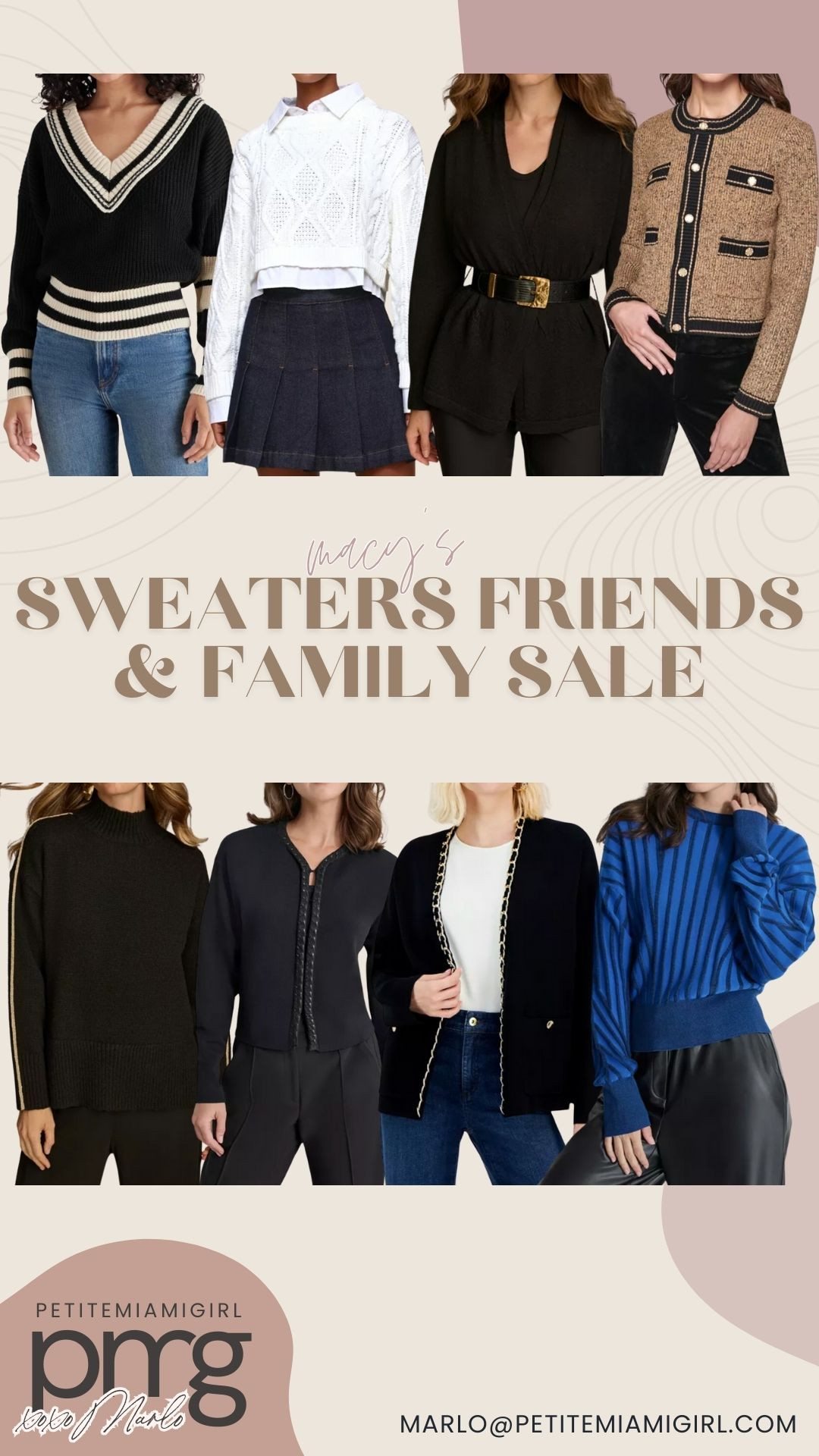 Macy's sweater sale. 

 #LTKSeasonal #LTKSaleAlert #LTKStyleTip