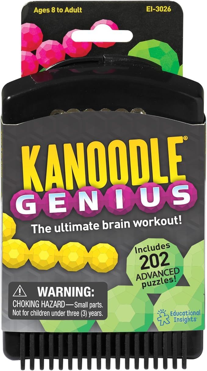 Educational Insights Kanoodle Genius 3-D Puzzle Brain Teaser Game for Adults, Teens & Kids, Over ... | Amazon (US)