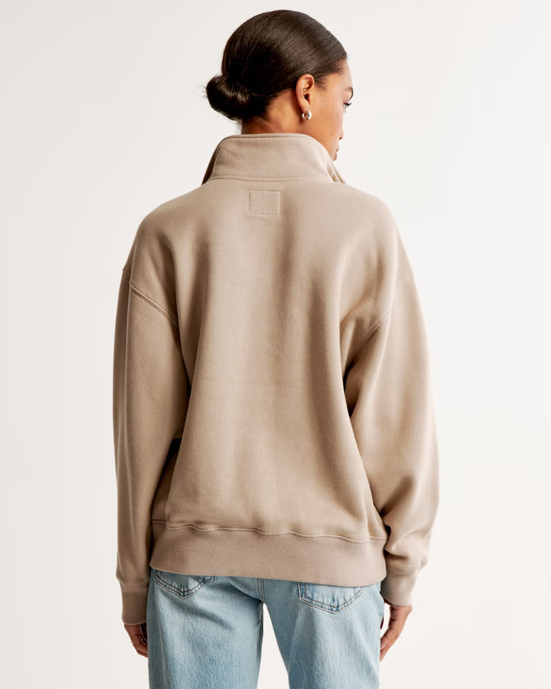 Essential Vintage Sunday Half-Zip | Abercrombie & Fitch (US)