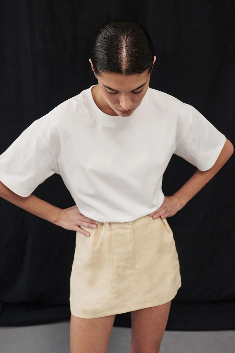 NOAH OFF WHITE SIGNATURE COTTON TEE | DISSH