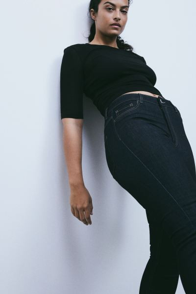 Ultra High Ankle Jeggings - Dark denim blue - Ladies | H&M US | H&M (US + CA)