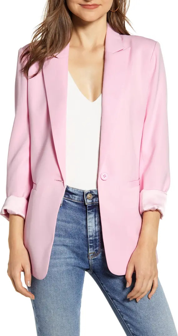 Tailored Single Button Blazer | Nordstrom