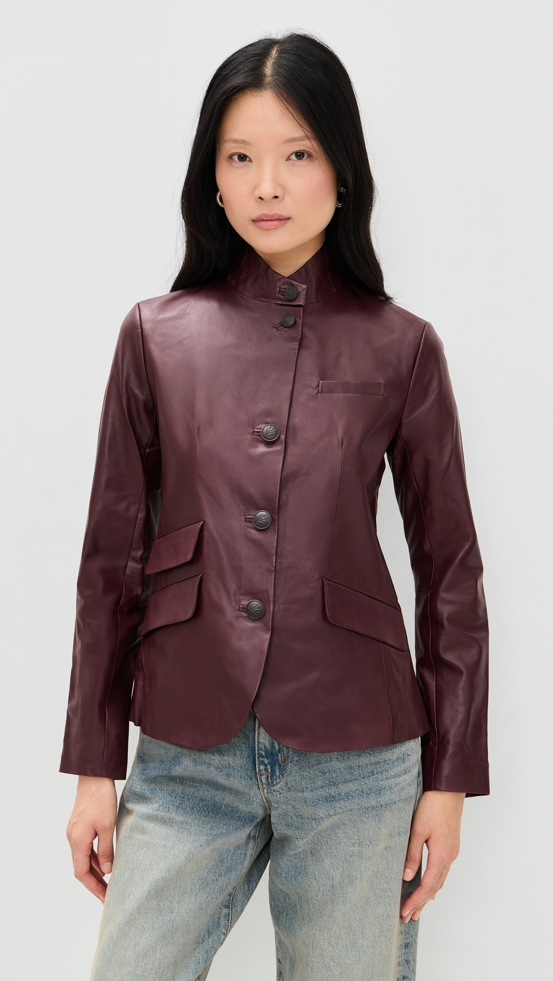 Slade Leather Blazer | Shopbop