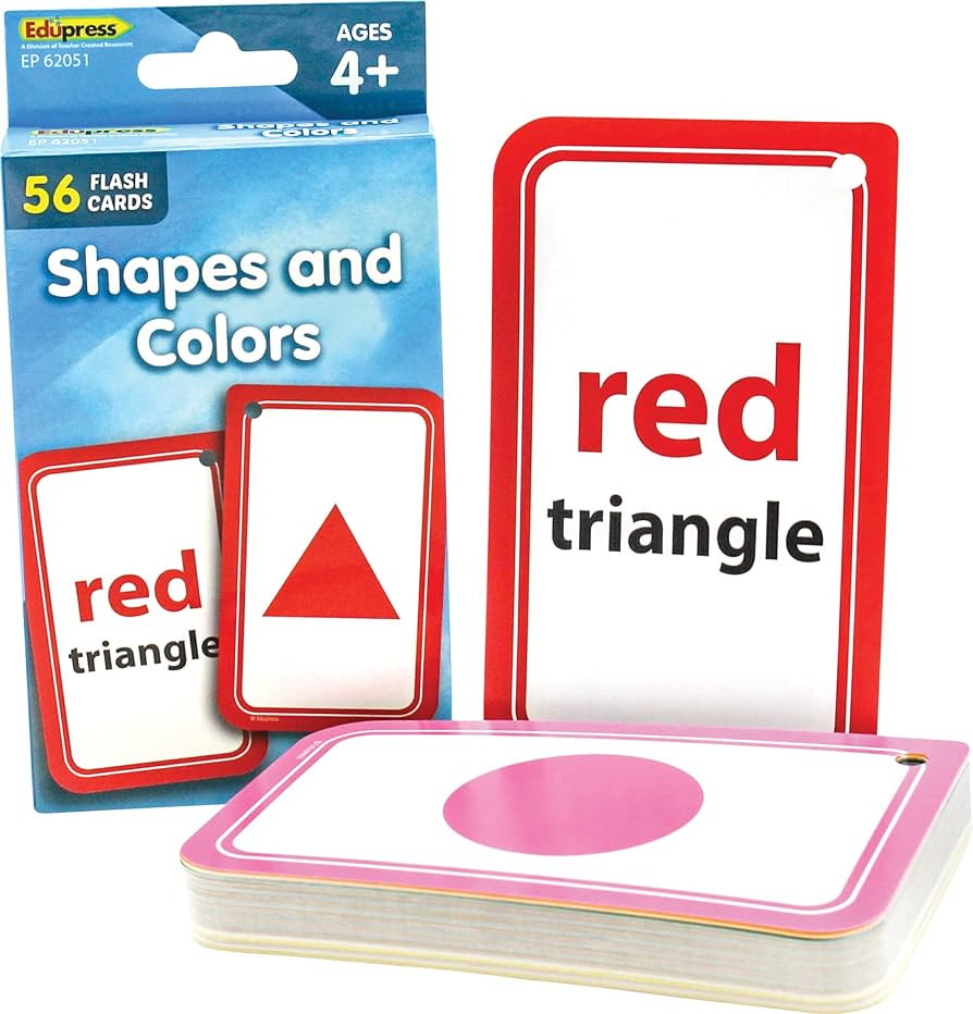 Teacher Created Resources Shapes and Colors Flash Cards (EP62051) Medium | Amazon (US)