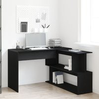 Desk in Black Oak - 200x50x76 cm, Made with Engineered Wood | Debenhams UK
