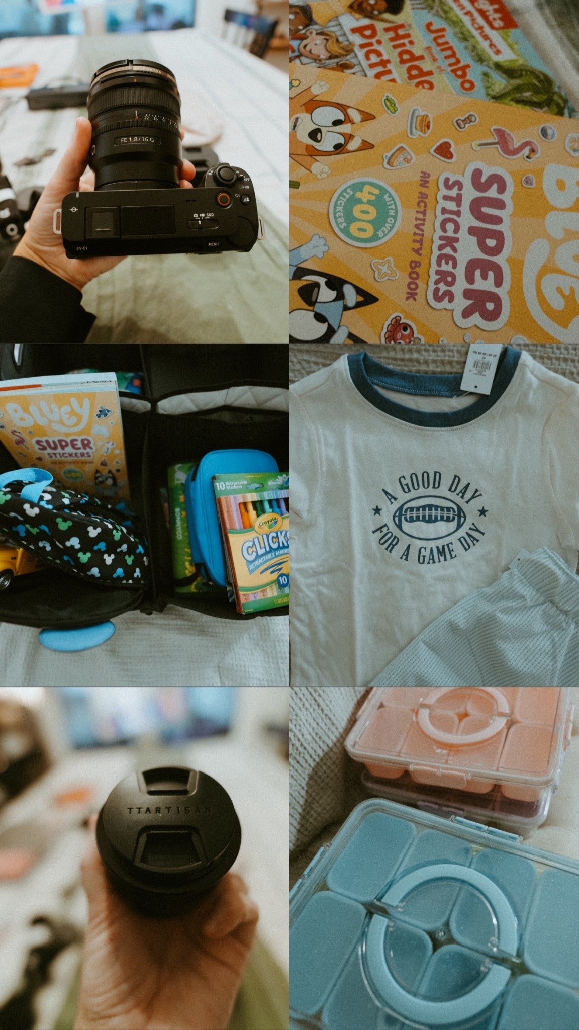 A few of my favorite things lately.

• my Sony ZV-E1 + 16mm G Master… the DREAM combo. everything just feels so crisp, cinematic, and easy lately 🎥
• my TTArtisan 35mm + 56mm lenses… sooo good for that soft, dreamy look I’m always chasing 🤌🏼✨
• road trip necessities officially taking over my brain for spring break 🚗 snacks, comfort, organization… all of it
• snack organizers (for softball, road trips, mom life in general) = sanity savers 🍓🧺
• the CUTEST toddler spring outfits from Old Navy… like I cannot handle the tiny sets lately 🌸👶🏼

just leaning into simple things that make life feel smoother + a little more magical lately ✨

#LTKdayinmylife #LTKmomlife #LTKgrwm