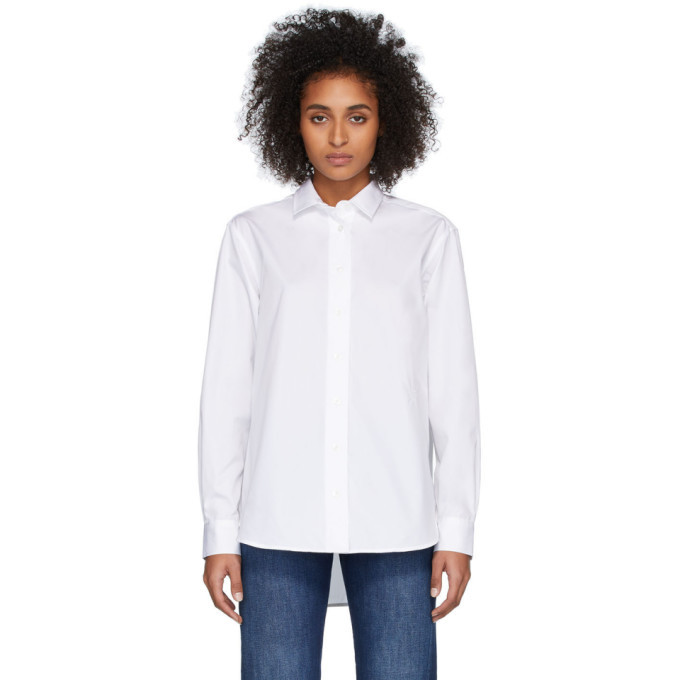 Toteme White Capri Shirt | SSENSE 