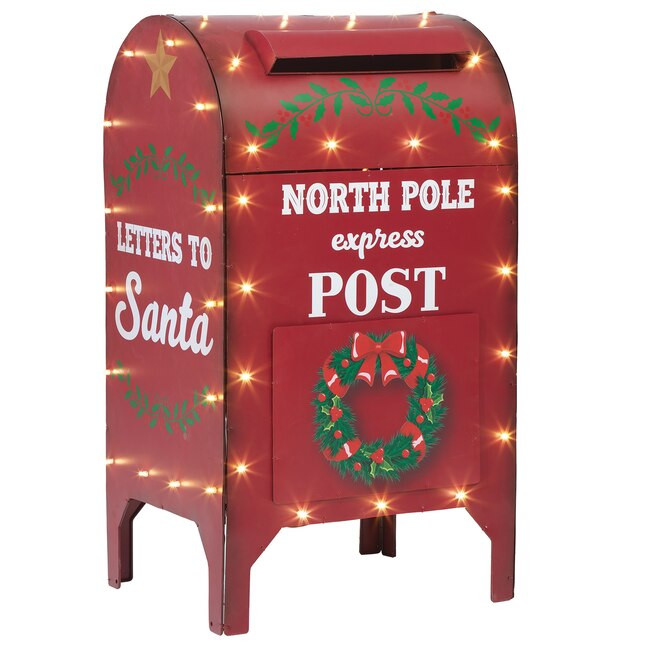 Holiday Living 36-in Mailbox Light with White LED Lights | Lowe's