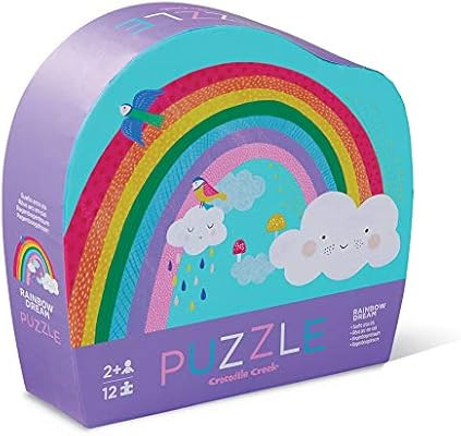 Crocodile Creek - Rainbow Heaven - Mini Jigsaw Puzzle, 12Piece, for Kids Ages 2 Years & Up | Amazon (US)