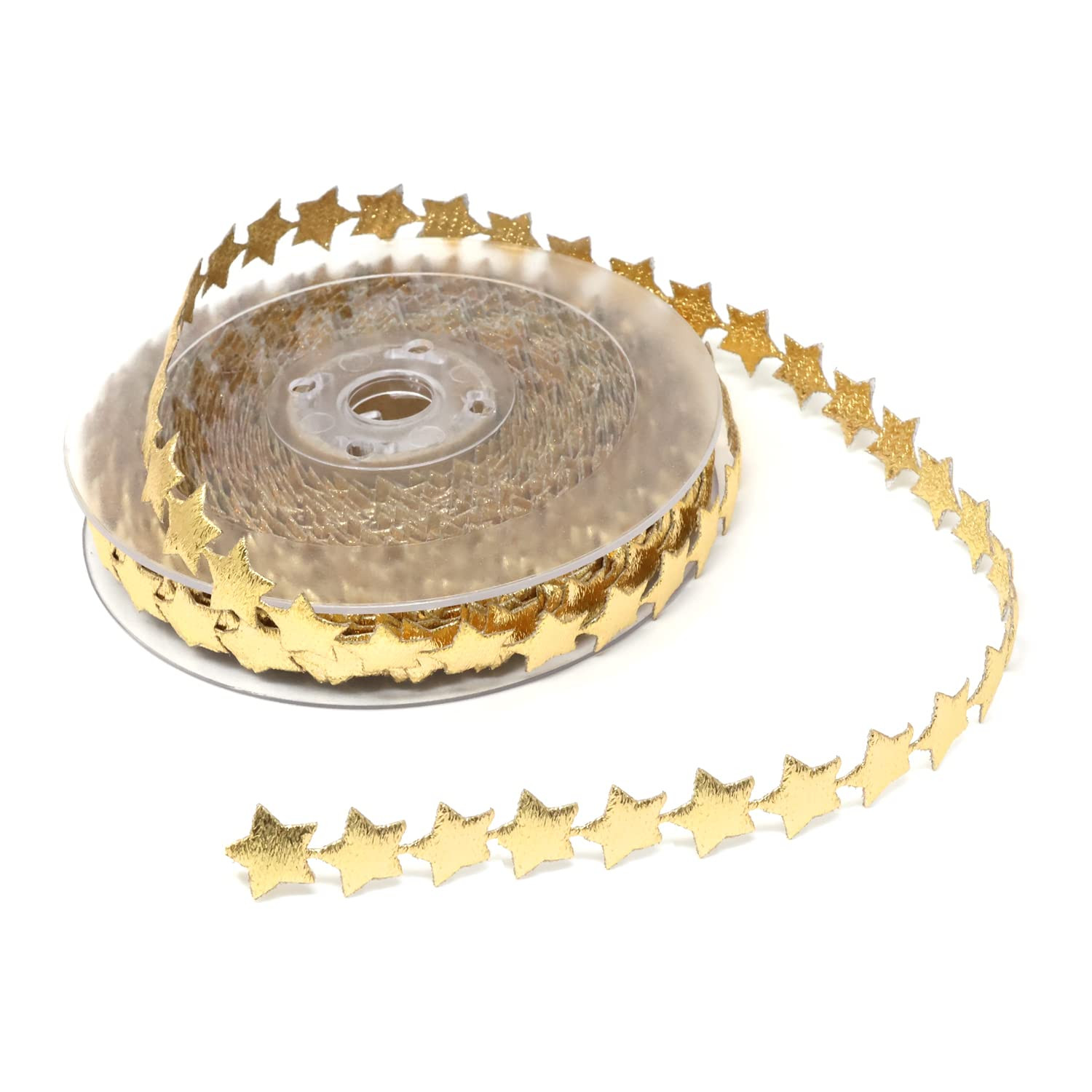 Honbay Sparkly Polyester Star Ribbon Trim Embellishment, Star Decoration Ribbons, for Wedding, Bi... | Amazon (US)