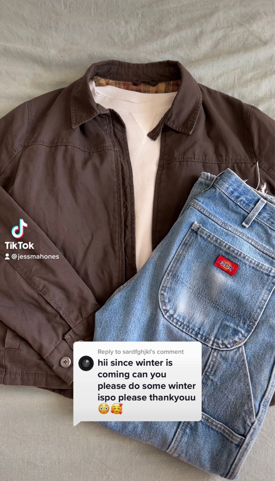 fit #2 from my winter outfits tiktok!
MY SIZES:
• jacket: M
• shirt: M
• pants: mens 32x32

#LTKSeasonal #LTKworkwear #LTKunder100