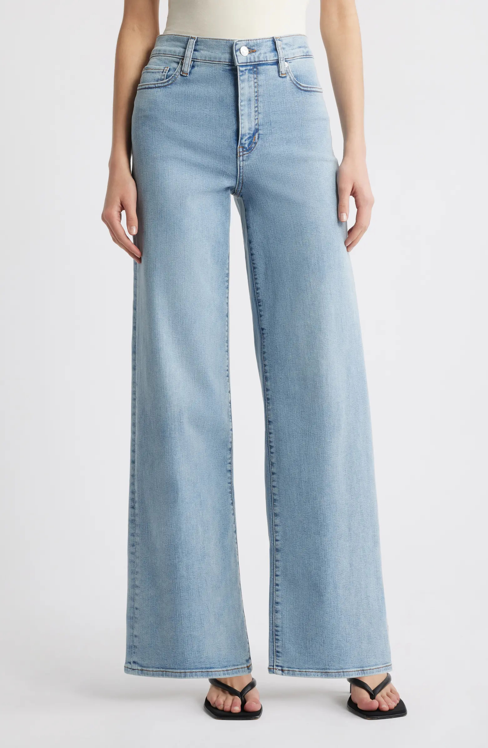 FRAME Le Slim Palazzo High Waist Wide Leg Jeans | Nordstrom | Nordstrom